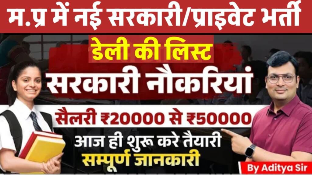 MP Govt Job 2025 List,