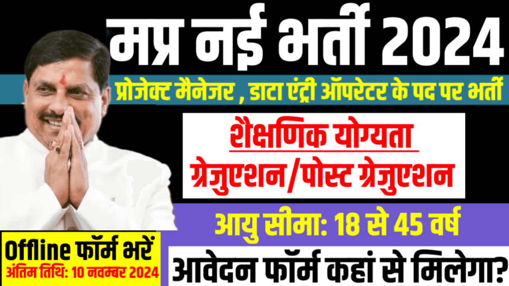 MP Govt Job Recruitment 2024 in hindi: मध्य प्रदेश सरकारी कॉलेज में बंपर भर्ती जरी, आवेदन शूरु