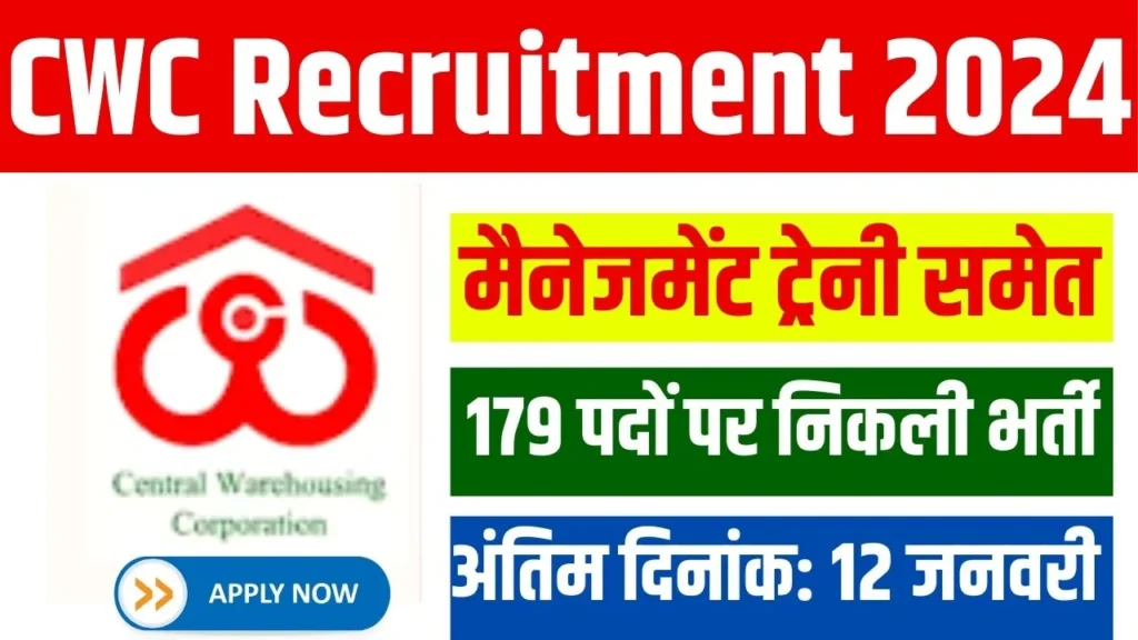 CWC Recruitment 2024